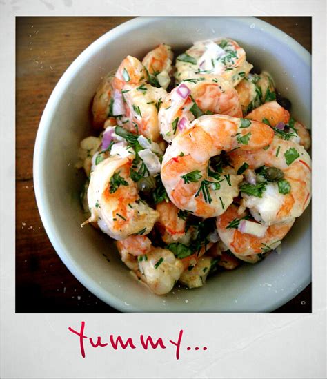 La Dama Cooks: Roasted Shrimp Salad