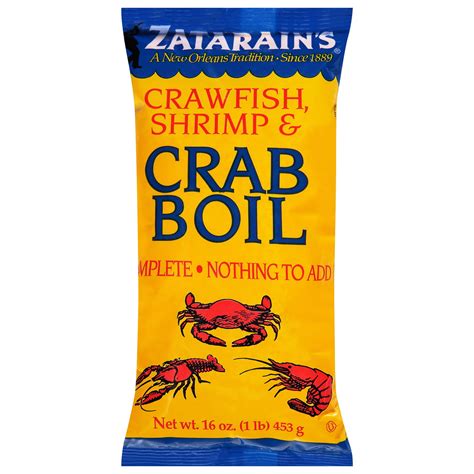 Zatarain's Crab Boil Seasoning, 16 oz - Walmart.com