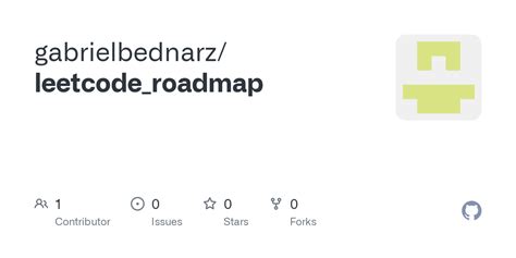 GitHub - gabrielbednarz/leetcode_roadmap