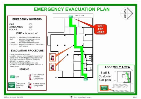 Fire Evacuation Plan Template Inspirational Home Emergency Evacuation ...