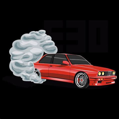 Powerful BMW E30 in Action