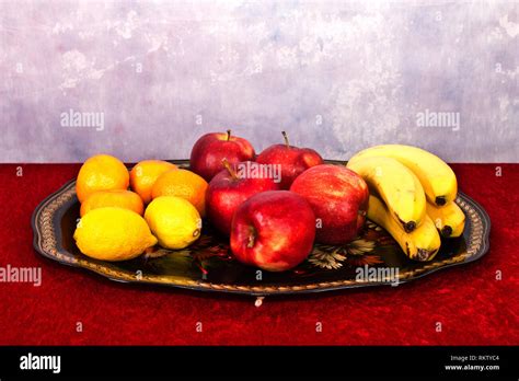 Still life / The composition of the fruit Stock Photo - Alamy