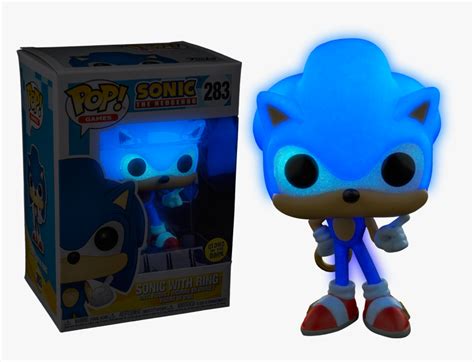 Funko Pop Sonic Glow In The Dark, HD Png Download - kindpng