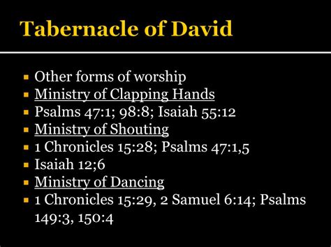 PPT - Restoring The Tabernacle of David PowerPoint Presentation, free download - ID:1213099