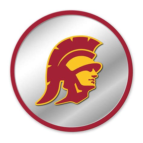 USC Trojans: Mascot - Modern Disc Mirrored Wall Sign