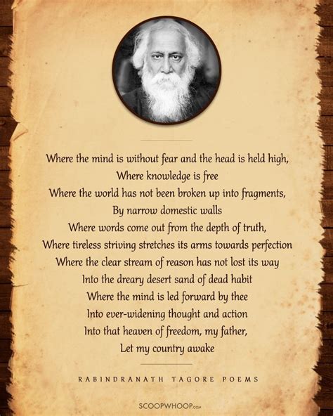 Best Verses By Rabindranath Tagore