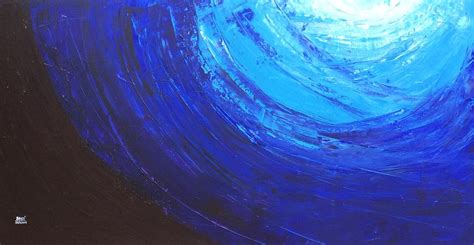 Deep Blue Sea Painting by Aarti Bartake - Pixels