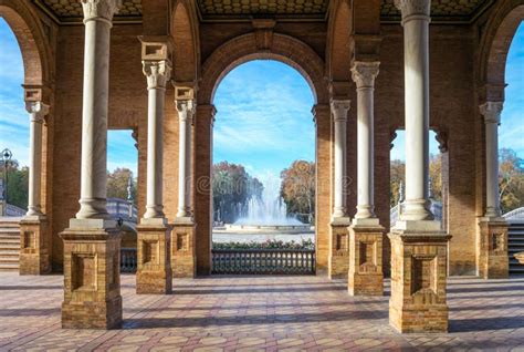 Andalusia And Its Treasures Of Artistic Architecture Stock Image - Image of plaza, architecture ...