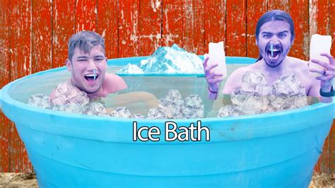 ICE BATH Challenge!! - YouTube