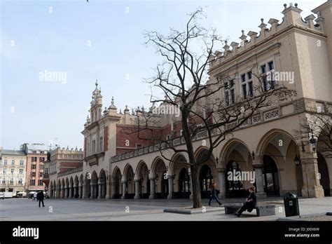 March 21, 2017 - Oswiecim, Poland - 20170321 - The Cloth Hall in the ...