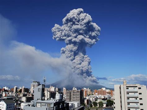 Mount Sakurajima Erupts In Japan - Business Insider