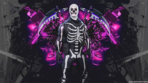 Fortnite Skull Trooper by SyanArt