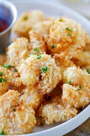 Parmesan Baked Popcorn Shrimp - Rasa Malaysia