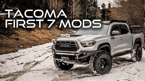 First 7 Mods for Your 2016-2019 Toyota Tacoma - YouTube