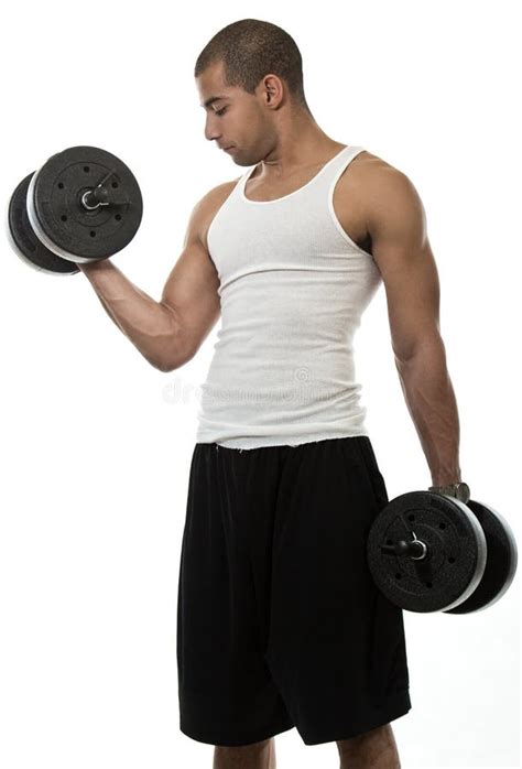 Man Lifting Heavy Weights Royalty Free Stock Photography - Image: 29435817