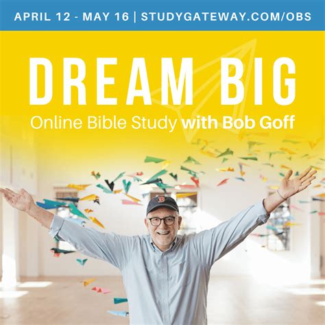 Bob Goff Books Dream Big : Dream Big Bob Goff 9781400219490 ...