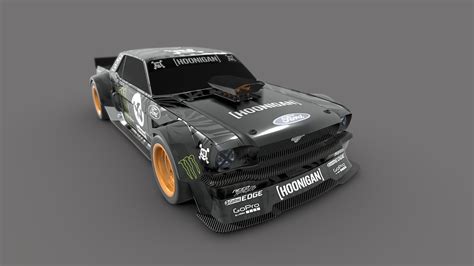 ArtStation - Hoonicorn Mustang RTR | Ken Block | Game Assets