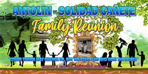 Antolin - Solidad Cañete Family Reunion Tarpaulin | Tarpaulin design ...