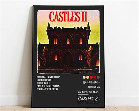 Lil Peep Poster / Castles 2 Poster / Album Cover Poster / Lil | Etsy