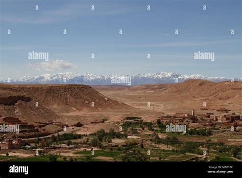 Snow Capped Atlas Mountains Stock Photo - Alamy