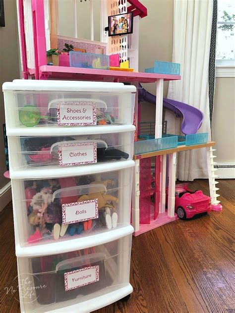 Check out these easy DIY Barbie storage ideas! Creative Barbie ...