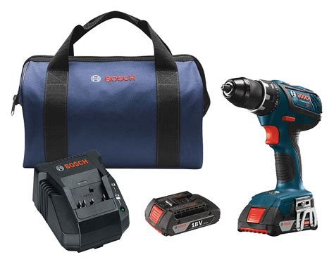 BOSCH, 18V DC, Compact, Drill Kit - 48XY55|DDS181A-02 - Grainger