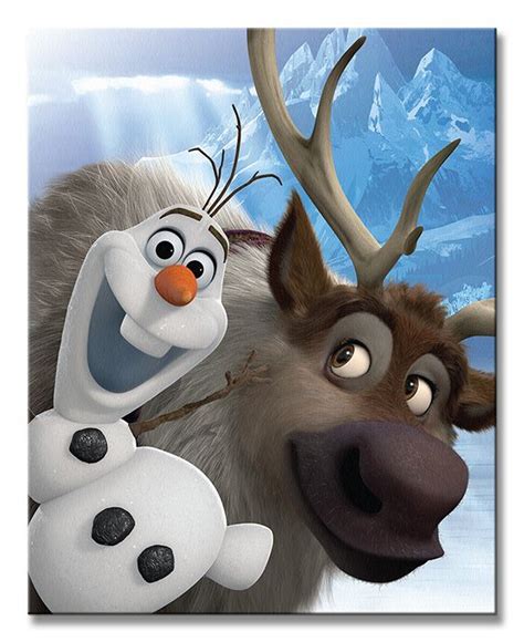 Frozen (Olaf and Sven) - Obraz na płótnie | Sklep ePlakaty.pl