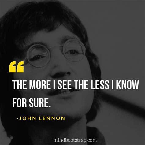 103+ Most Inspirational John Lennon Quotes & Sayings - MindBootstrap | John lennon quotes, John ...