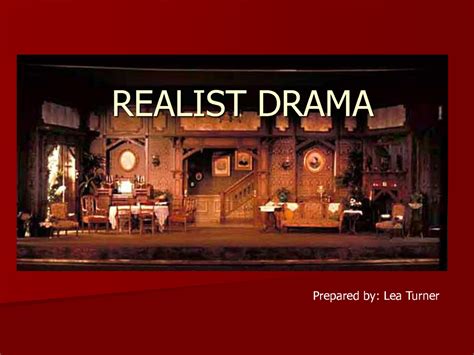 Realism Theatre - Sandy Drama & Theatre Blogs