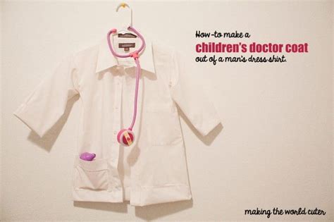 DIY Children's Doctor Costume | Doctor costume, Doctor for kids ...