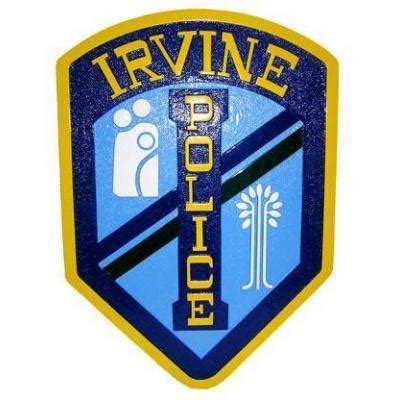 Irvine Police Department Patch Plaque