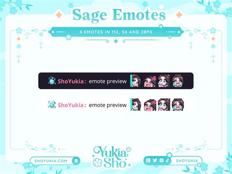 Sage Emote Set for Twitch/discord/youtube Custom Twitch - Etsy Canada