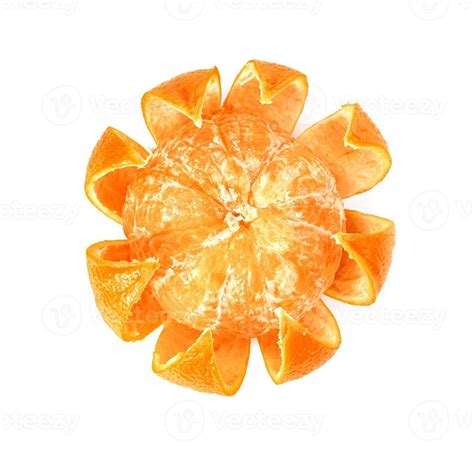 Orange peel fruit isolated on white background 10742897 Stock Photo at ...