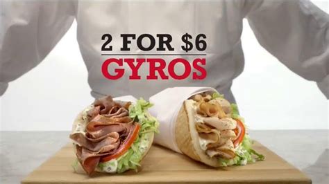 Arby's 2 for $6 Gyros TV Commercial, 'Mediterranean Taco' - iSpot.tv