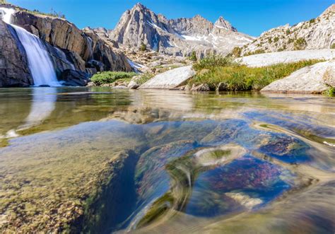 Moonlight Falls in the John Muir Wilderness, California, USA [OC][5344 ...