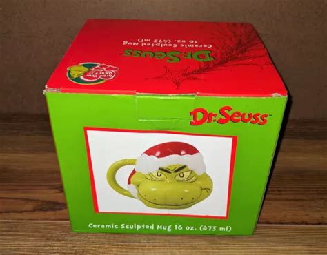 DR. SEUSS HOW the Grinch Stole Christmas 16 oz Ceramic Coffee Mug/Cup $19.99 - PicClick