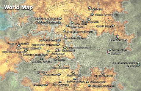 Final Fantasy 12 World Map | Detailed Map