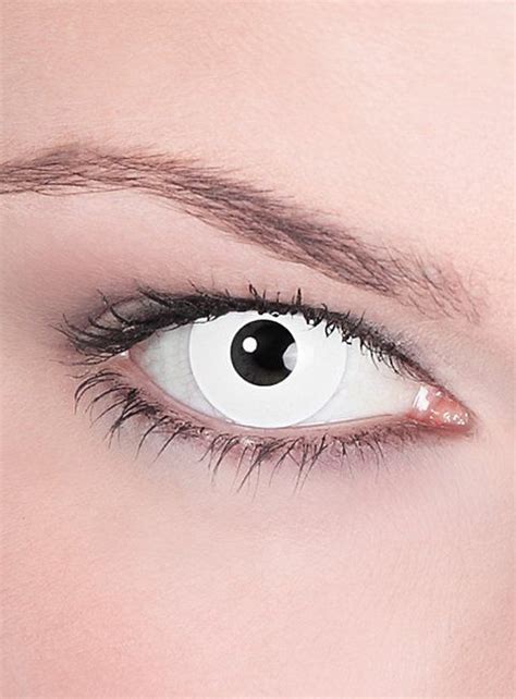 White contacts are most popular of the three main solid color custom lenses. These products sale ...