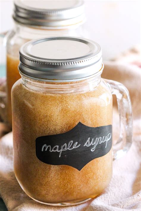 Healthy Homemade Sugar Free Maple Syrup | Desserts With Benefits