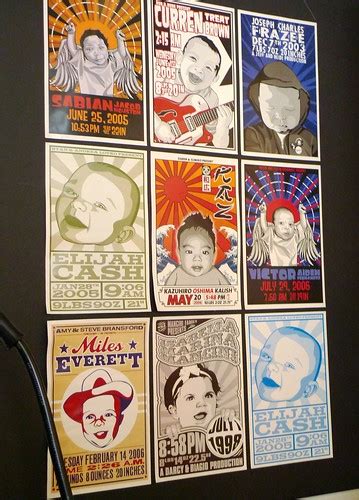 Baby Announcement/Concert Posters | At Black Wagon - such a … | Flickr