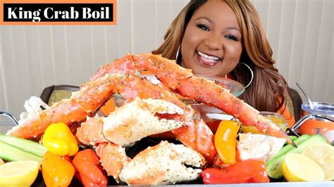 Seafood Boil Mukbang Challenge W Lobster King Crab Blue Crab Clams | Hot Sex Picture