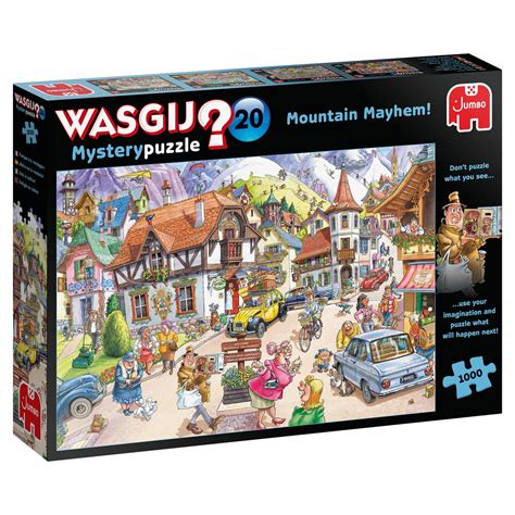 Wasgij Mystery 20 Mountain Mayhem! 1000 Piece Jigsaw Puzzle