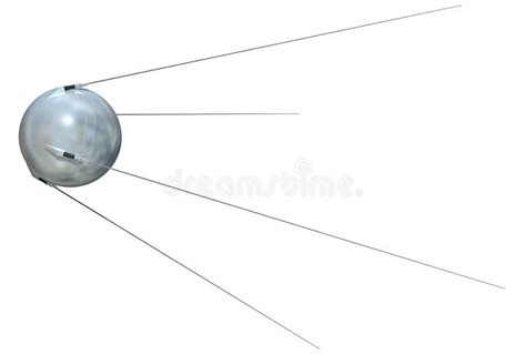 Sputnik 1 stock illustration. Illustration of soviet, radio - 1766474