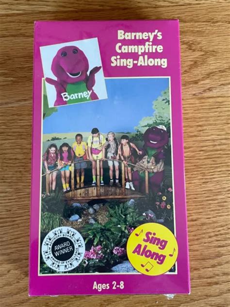 BARNEY'S CAMPFIRE SING-ALONG VHS Vintage 1992 RARE Brand New Factory Sealed! £29.09 - PicClick UK