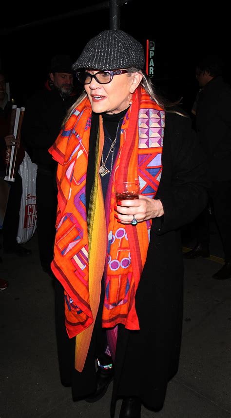 CARRIE FISHER Arrives for a Book Signing at a Bookstore in New York 11 ...