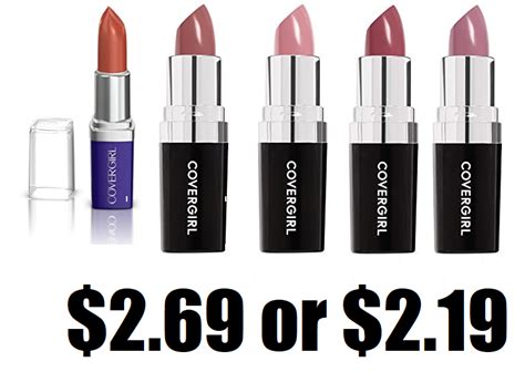 Covergirl Continuous Color Lipstick $2.69 + Free Shipping or $2.19 With 5 Amazon Subscribe ...