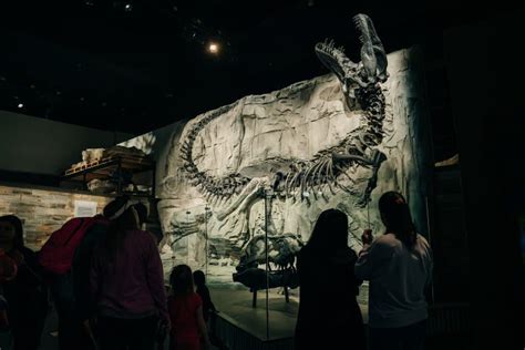 Drumheller, Canada - Mar 2023 Visitors Flock To the Dinosaur Exhibits ...