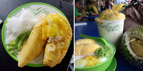 Cendol Durian Cowkit KL: Cendol Dessert With Added Durians