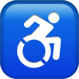 Wheelchair Symbol Emoji (U+267F, U+FE0F)