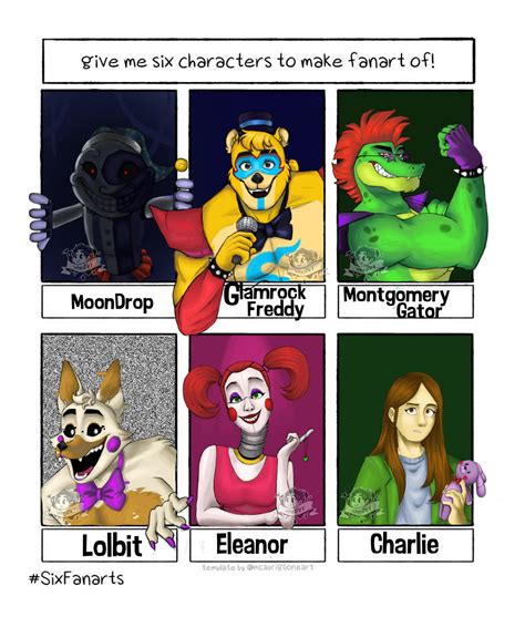 Six Fanart (FNaF) by wheatleysilver45 on DeviantArt